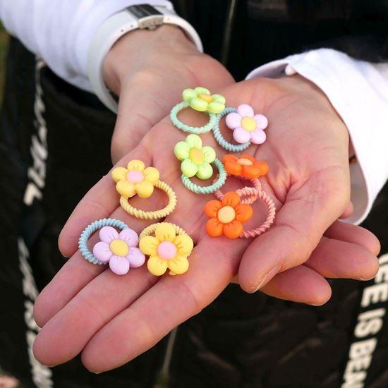 Kép valamiből Gyerek hajgumik 10 db  -  virág