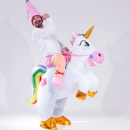 Kép valamiből Felfújható jelmez - egyszarvú