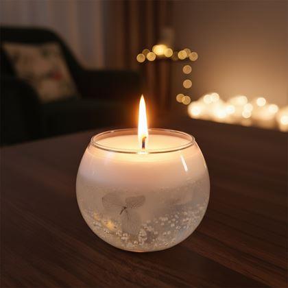 Kép valamiből  Zselés gyertya  - világoskék