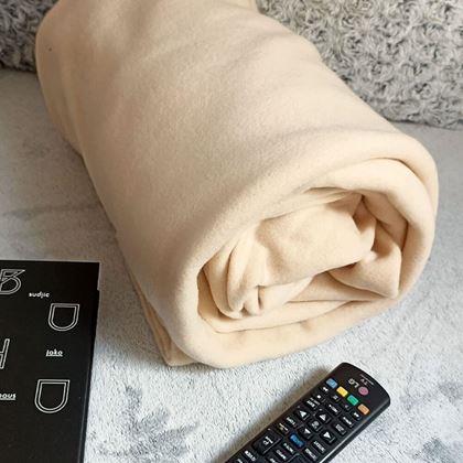 Kép valamiből Televíziós takaró ujjakkal -  krémszínű