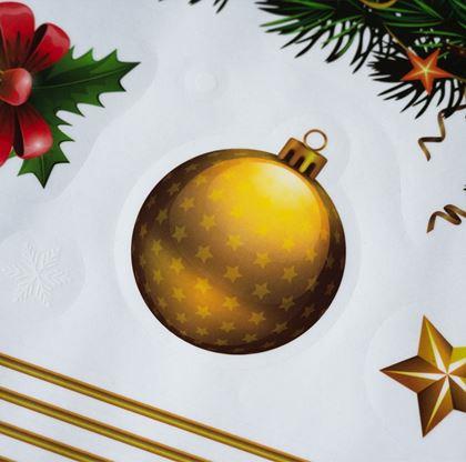 Kép valamiből Karácsonyi ablakmatricák - girland