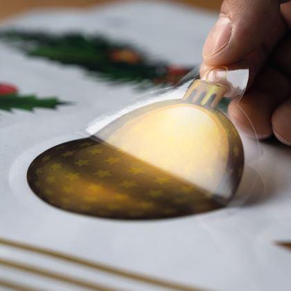 Kép valamiből Karácsonyi ablakmatricák - girland