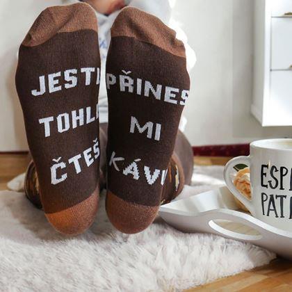 Kép valamiből Ponožky - Přines mi kávu