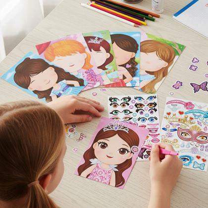 Kép valamiből Matricakészlet – hercegnős 6 db