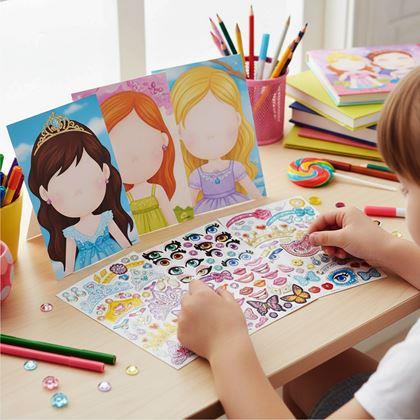 Kép valamiből Matricakészlet – hercegnős 6 db