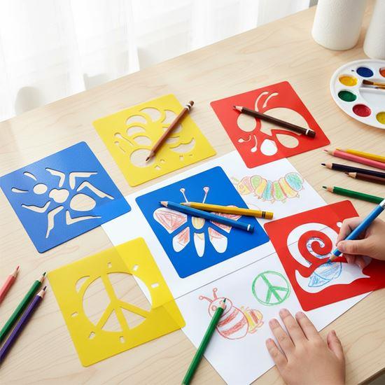 Kép valamiből Festősablonok 6 darab - állatok