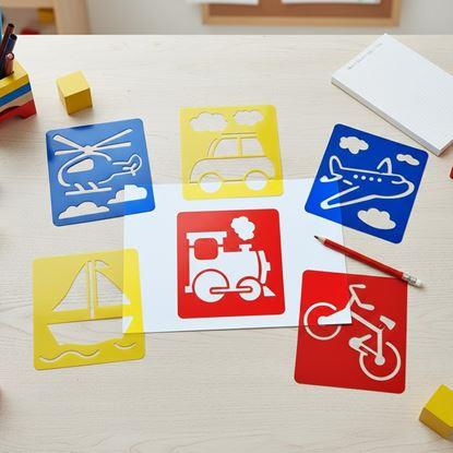 Kép Festősablonok 6 darab