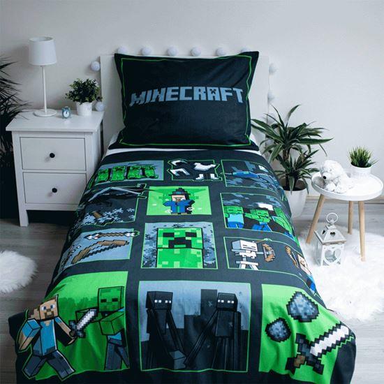 Kép valamiből Gyerek ágyneműhuzat - Minecraft Túlélő Mód