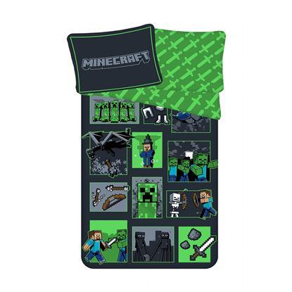 Kép Gyerek ágyneműhuzat - Minecraft Túlélő Mód