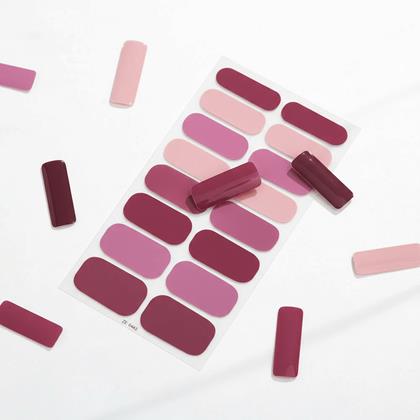 Kép valamiből Körömmatricák  - sötét rózsaszín keverék