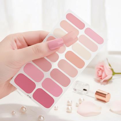 Kép valamiből Körömmatricák  - világos rózsaszín keverék