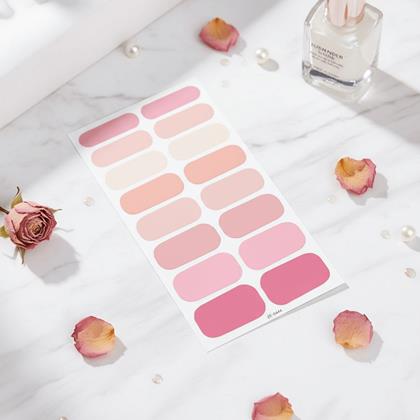 Kép valamiből Körömmatricák  - világos rózsaszín keverék