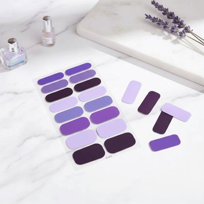 Kép valamiből Körömmatricák  - lila keverék