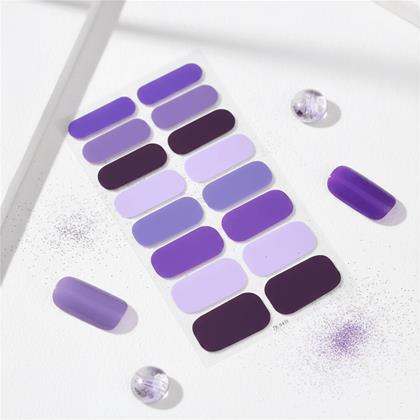Kép valamiből Körömmatricák  - lila keverék