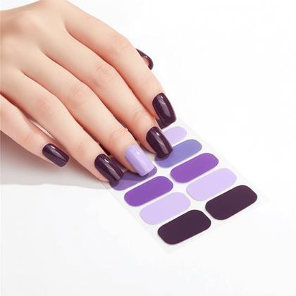 Kép valamiből Körömmatricák  - lila keverék