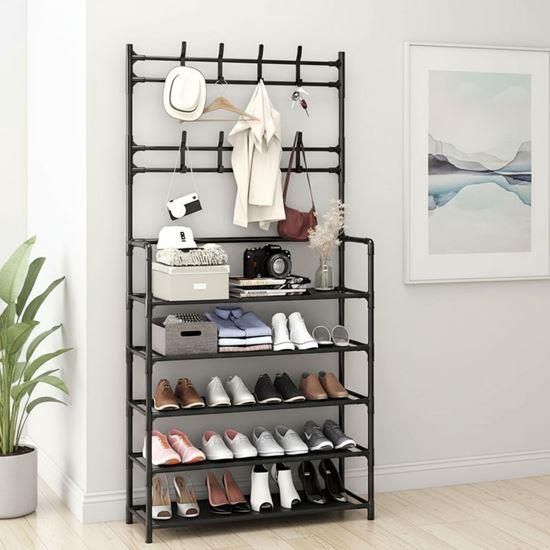 Kép valamiből Állvány akasztókkal és cipősszekrénnyel