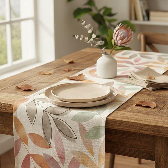 Kép valamiből Asztali futó 160 cm - levelek