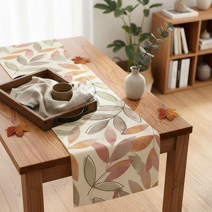 Kép valamiből Asztali futó 160 cm - levelek