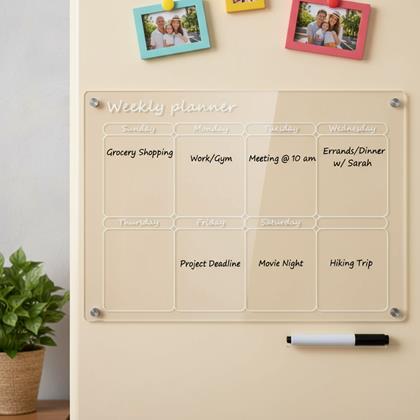 Kép valamiből Heti mágneses tervező hűtőre