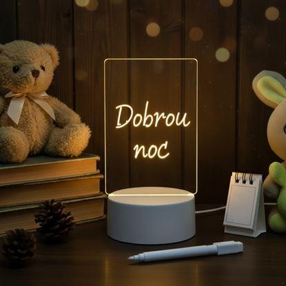 Kép Kreatív üzenetküldő asztali lámpa
