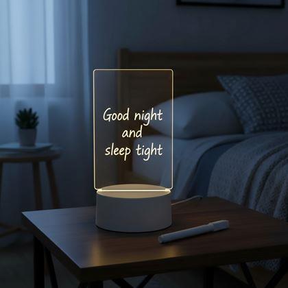 Kép valamiből Kreatív üzenetküldő asztali lámpa