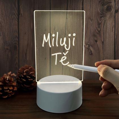 Kép valamiből Kreatív üzenetküldő asztali lámpa