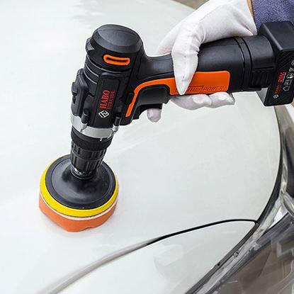 Kép 10 db-os polírozó korong készlet fúrógéphez – 10 cm átmérő