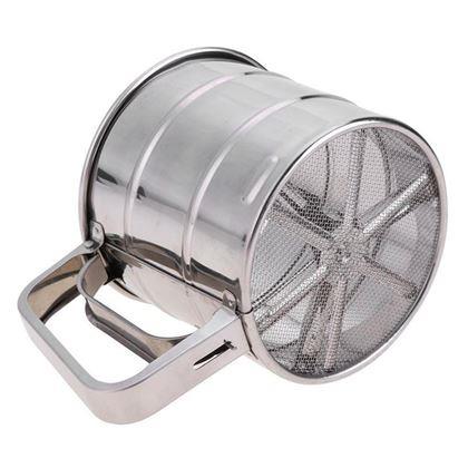 Kép valamiből Rozsdamentes acél konyhai szűrő mérőpohárral