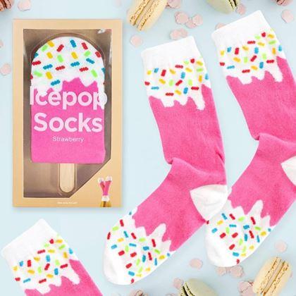 Kép valamiből Zokni ajándékcsomagolásban - fagylalt