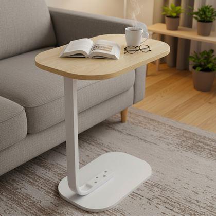 Kép valamiből Dohányzóasztal a kanapé mellé - világos