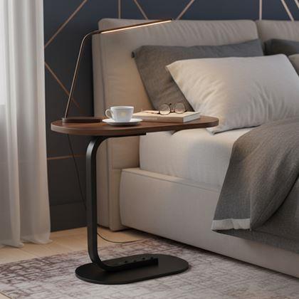 Kép valamiből Dohányzóasztal a kanapé mellé - sötét