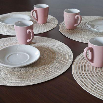 Kép valamiből Kerekasztal terítés  -  bézs