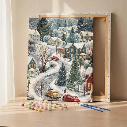 Kép Számozott kifestő, vakrámára feszített vászon