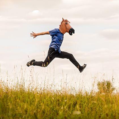 Kép valamiből Lófej maszk