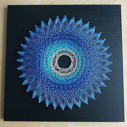 Kép valamiből Kreatív Készlet String Art - Mandala