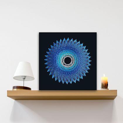 Kép valamiből Kreatív Készlet String Art - Mandala