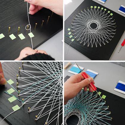 Kép valamiből Kreatív Készlet String Art - Mandala