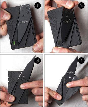 Kép valamiből Bankkártya alakú kés