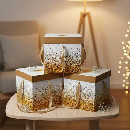 Kép valamiből Ajándékdoboz 22 cm  -  csillogó