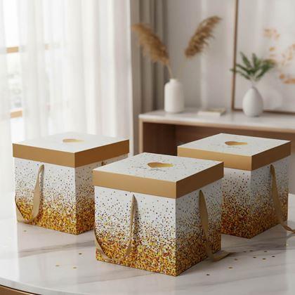 Kép valamiből Ajándékdoboz 22 cm  -  csillogó