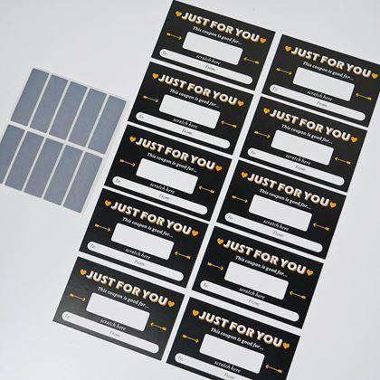 Kép valamiből Egyedi kaparós sorsjegyek 10 db