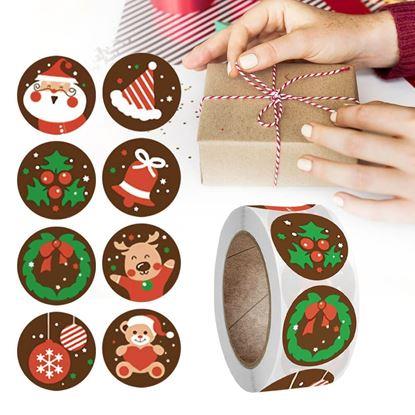 Kép Karácsonyi matricák 500 db 