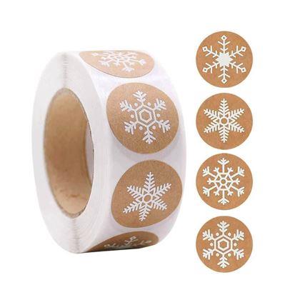 Kép valamiből Karácsonyi matricák 500 db - hópelyhek