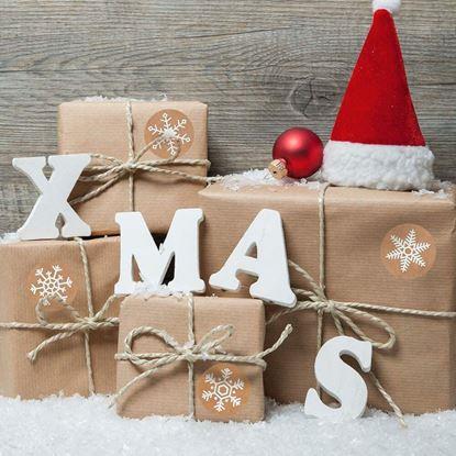 Kép Karácsonyi matricák 500 db - hópelyhek