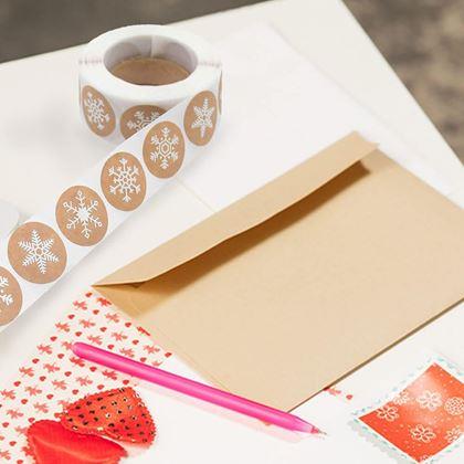 Kép valamiből Karácsonyi matricák 500 db - hópelyhek