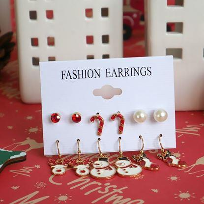 Kép Karácsonyi fülbevaló 6 pár 