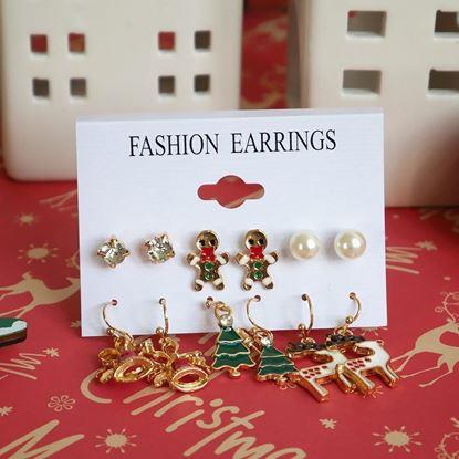 Kép Karácsonyi fülbevaló 6 pár 