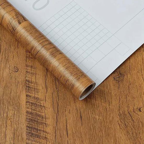 Kép valamiből Öntapadós padló 200x60 cm - sötét fa