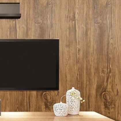 Kép valamiből Öntapadós padló 200x60 cm - sötét fa