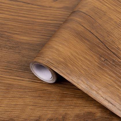 Kép valamiből Öntapadós padló 200x60 cm - sötét fa